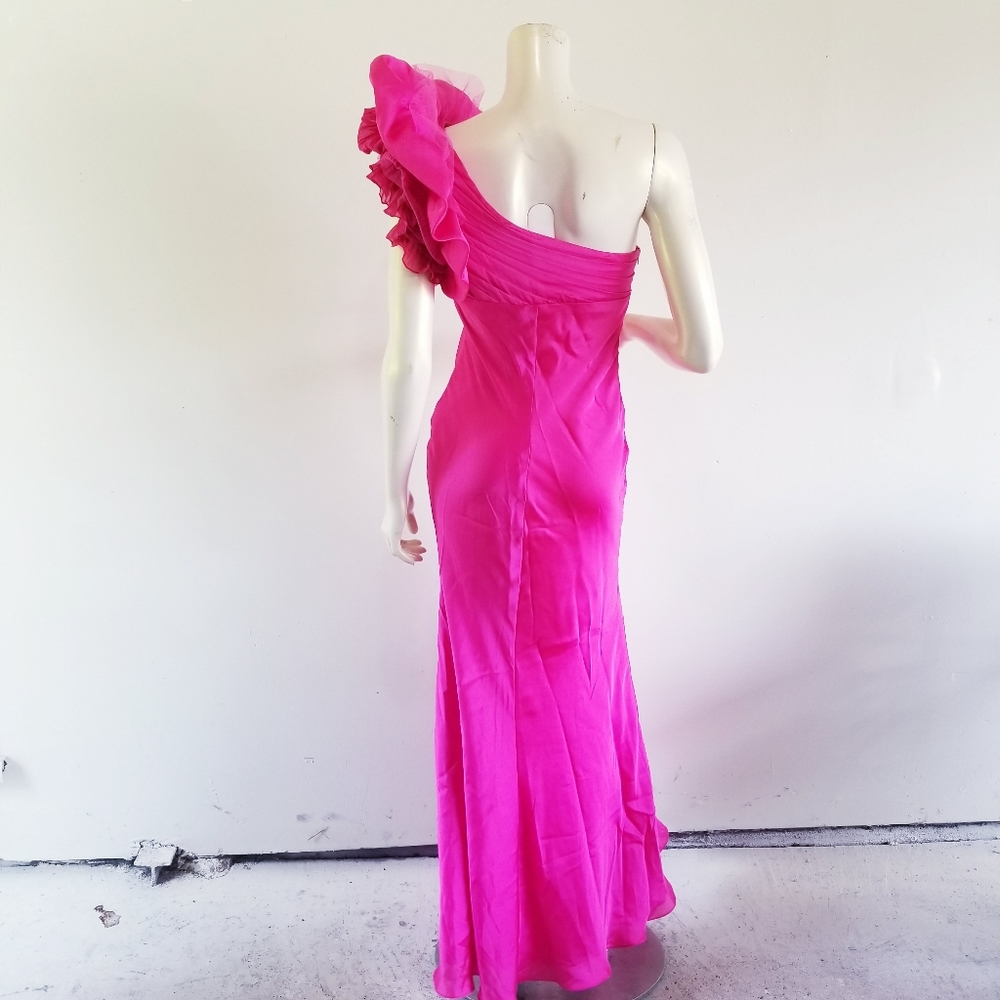 Nika Kapoor Hot pink dress size 4 NWT - Picture 3 of 9